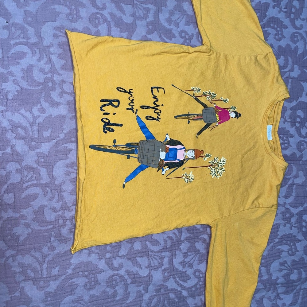 Girls Zara long sleeve graphic shirt